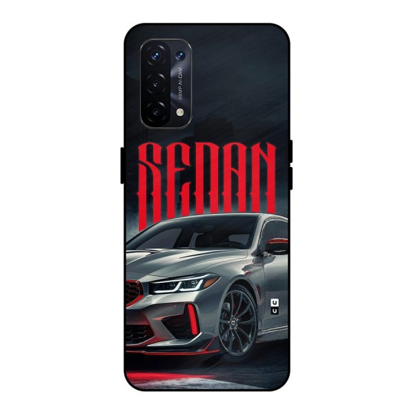 Classic Sedan Metal Back Case for Oppo A74 5G