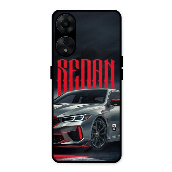 Classic Sedan Metal Back Case for Oppo A78 5G