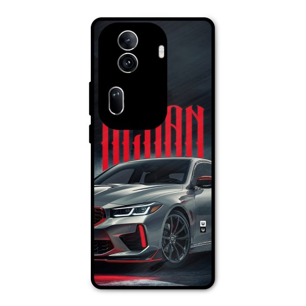 Classic Sedan Metal Back Case for Oppo Reno11 Pro 5G