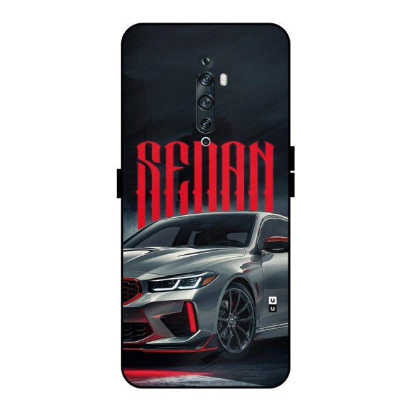 Classic Sedan Metal Back Case for Oppo Reno2 F