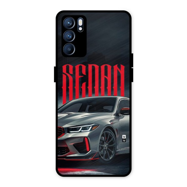 Classic Sedan Metal Back Case for Oppo Reno6 5G