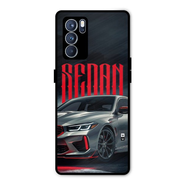 Classic Sedan Metal Back Case for Oppo Reno6 Pro 5G