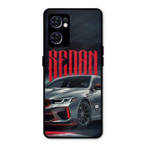 Classic Sedan Metal Back Case for Oppo Reno7 5G