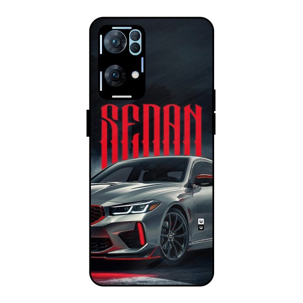 Classic Sedan Metal Back Case for Oppo Reno7 Pro 5G