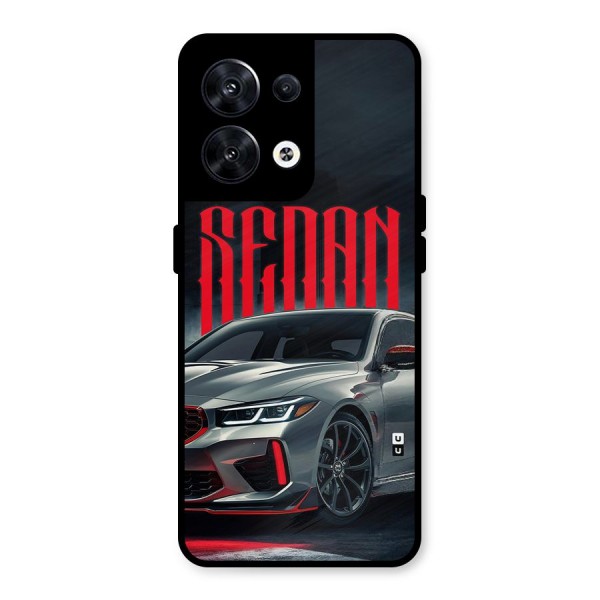 Classic Sedan Metal Back Case for Oppo Reno8 5G