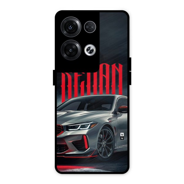 Classic Sedan Metal Back Case for Oppo Reno8 Pro 5G