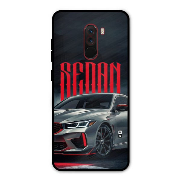 Classic Sedan Metal Back Case for Poco F1