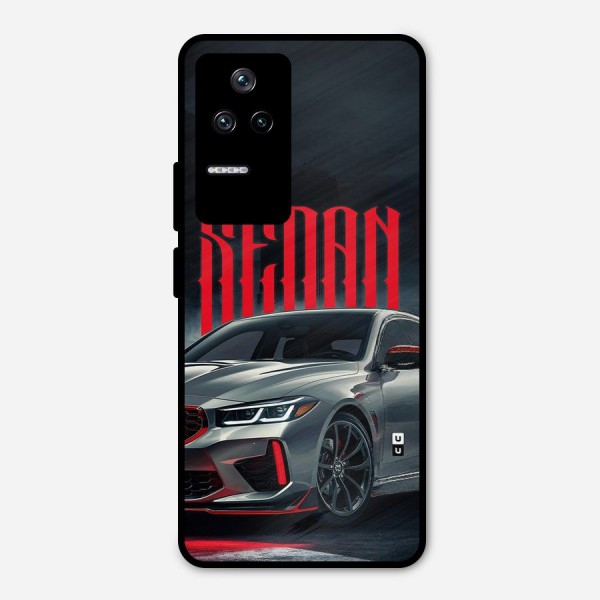 Classic Sedan Metal Back Case for Poco F4 5G