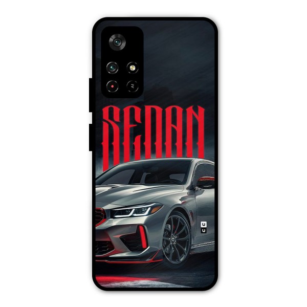 Classic Sedan Metal Back Case for Poco M4 Pro 5G