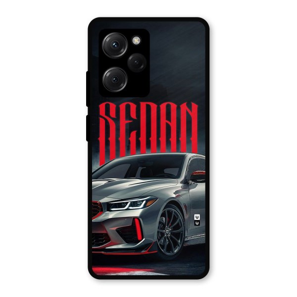 Classic Sedan Metal Back Case for Poco X5 Pro