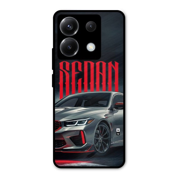 Classic Sedan Metal Back Case for Poco X6