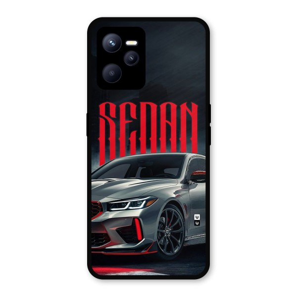 Classic Sedan Metal Back Case for Realme C35