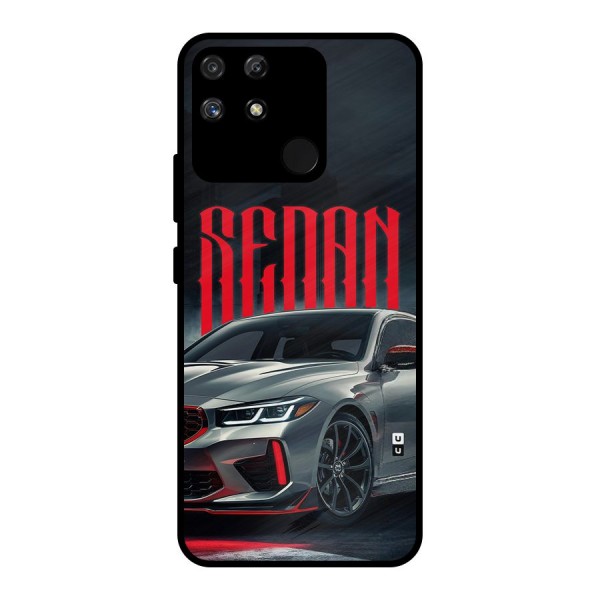 Classic Sedan Metal Back Case for Realme Narzo 50A