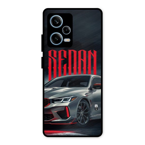 Classic Sedan Metal Back Case for Redmi Note 12 Pro