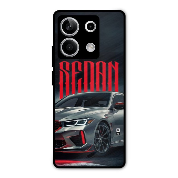 Classic Sedan Metal Back Case for Redmi Note 13 5G