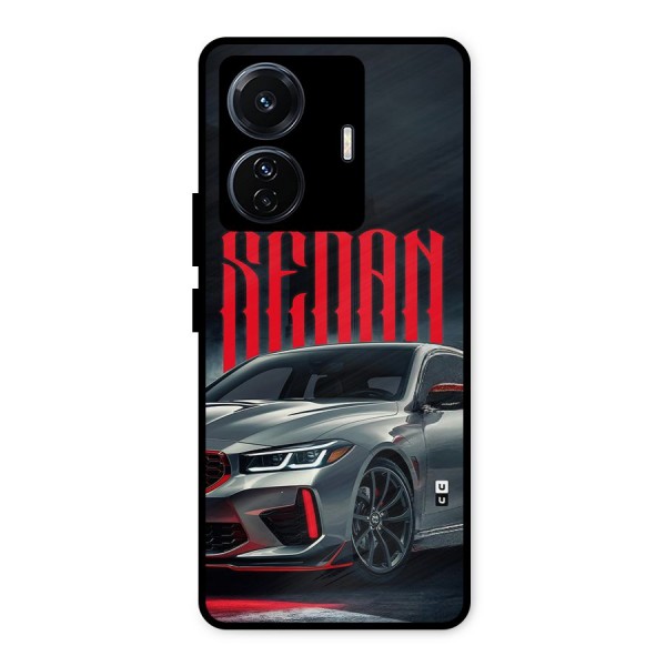 Classic Sedan Metal Back Case for Vivo T1 Pro