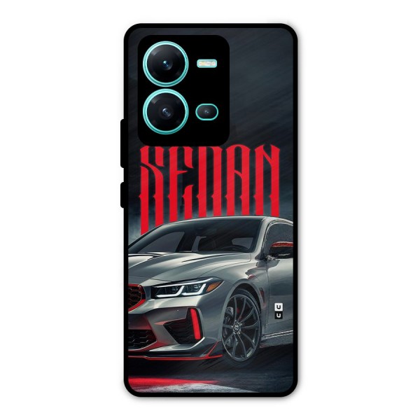 Classic Sedan Metal Back Case for Vivo V25