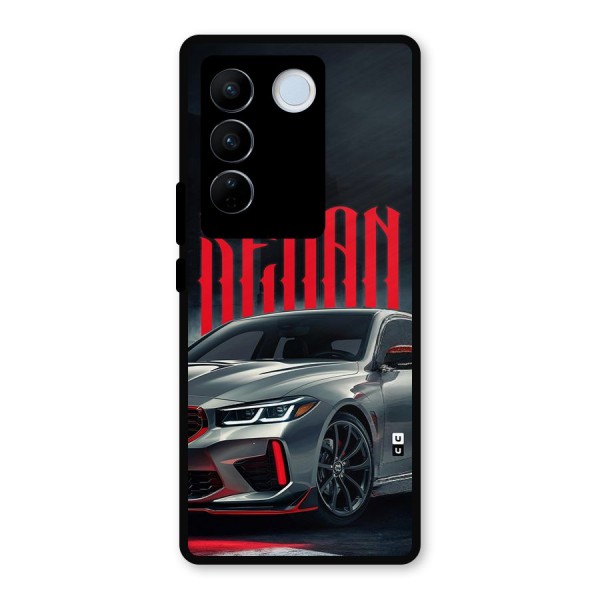 Classic Sedan Metal Back Case for Vivo V27