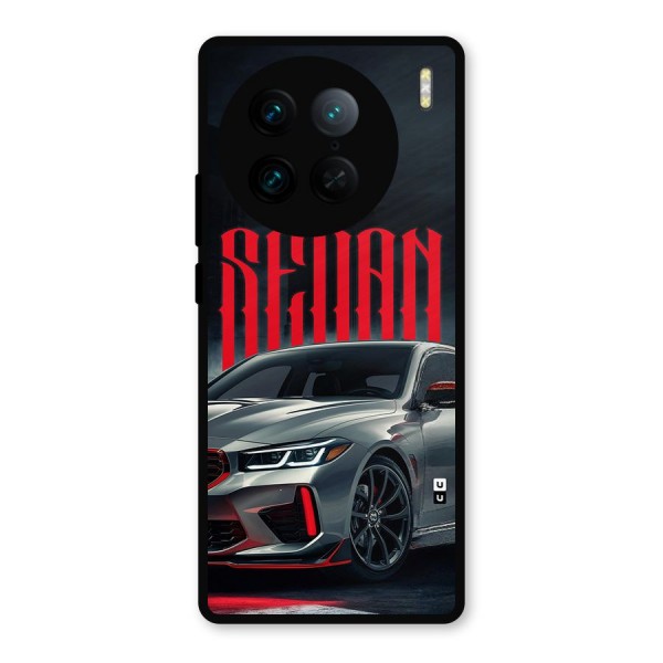 Classic Sedan Metal Back Case for Vivo X90 Pro