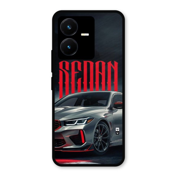 Classic Sedan Metal Back Case for Vivo Y22s