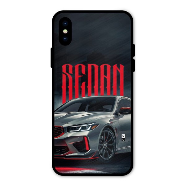 Classic Sedan Metal Back Case for iPhone XS