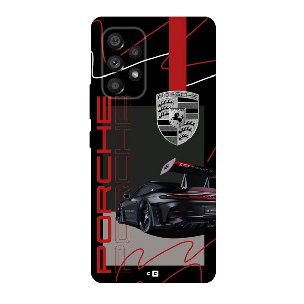 Classy Black Supercar Back Case for Galaxy A53 5G