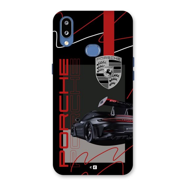 Classy Black Supercar Back Case for Galaxy M01s