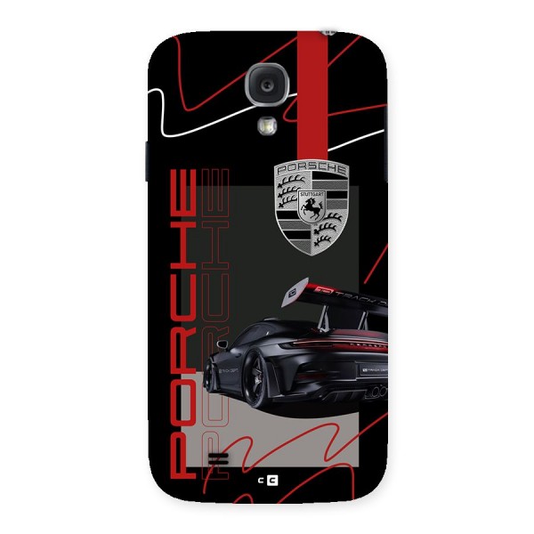 Classy Black Supercar Back Case for Galaxy S4