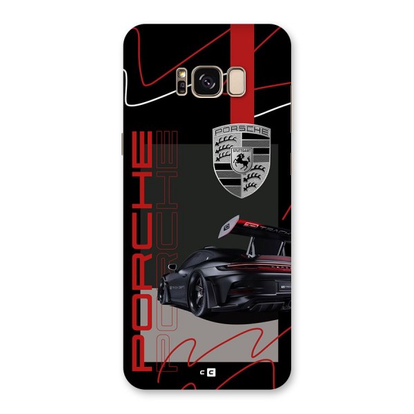 Classy Black Supercar Back Case for Galaxy S8 Plus