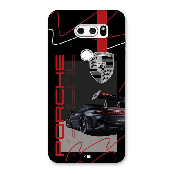 Classy Black Supercar Back Case for LG V30