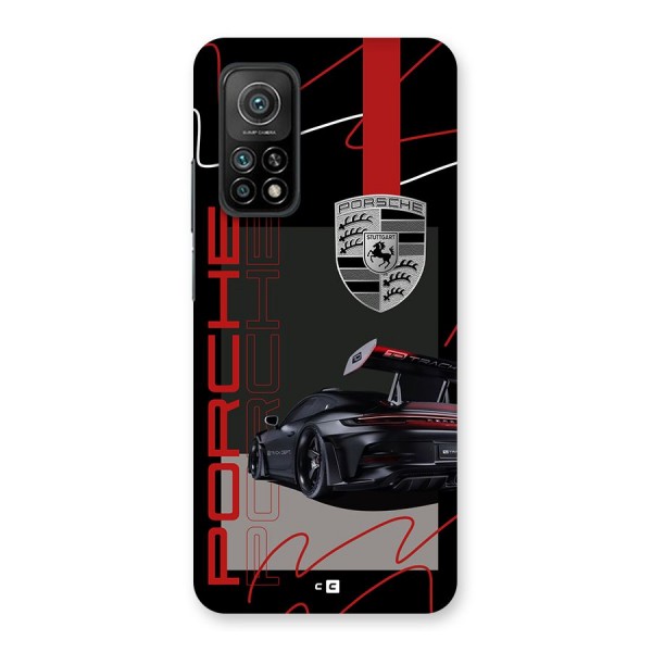 Classy Black Supercar Back Case for Mi 10T Pro 5G