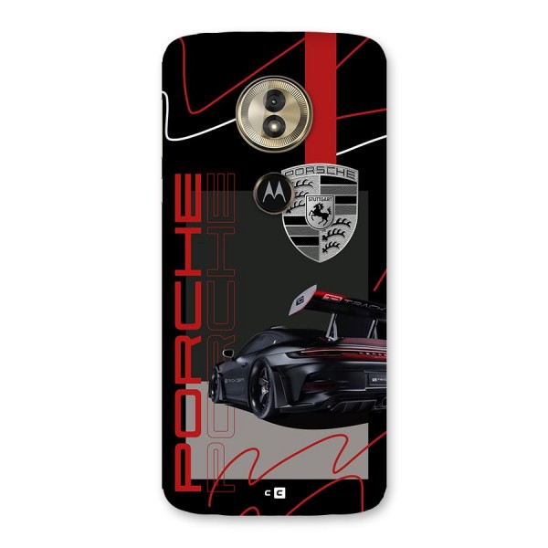 Classy Black Supercar Back Case for Moto G6 Play