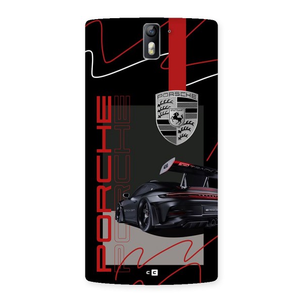 Classy Black Supercar Back Case for OnePlus One