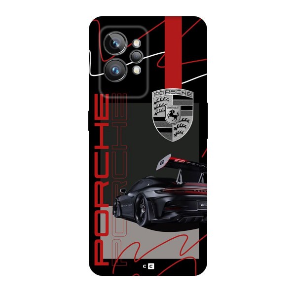 Classy Black Supercar Back Case for Realme GT2 Pro