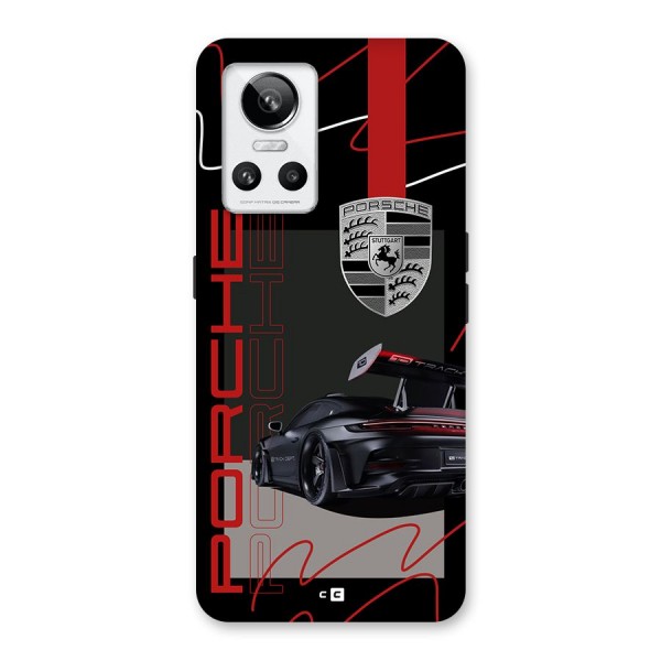 Classy Black Supercar Back Case for Realme GT Neo 3