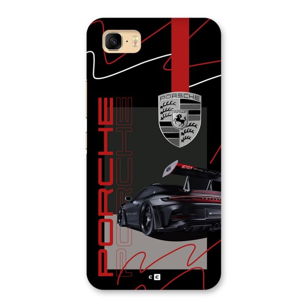 Classy Black Supercar Back Case for Zenfone 3s Max