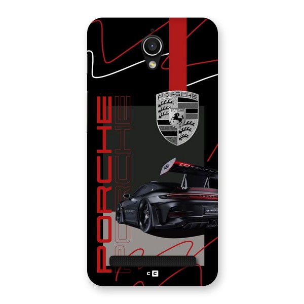 Classy Black Supercar Back Case for Zenfone Go