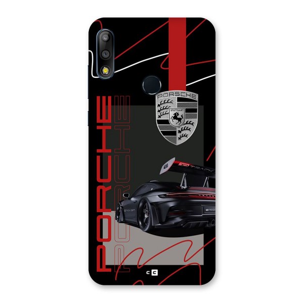 Classy Black Supercar Back Case for Zenfone Max Pro M2