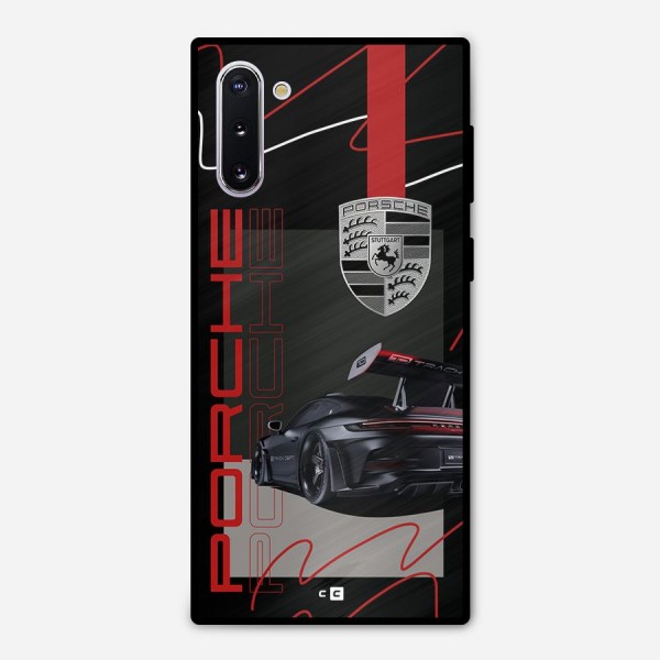 Classy Black Supercar Metal Back Case for Galaxy Note 10