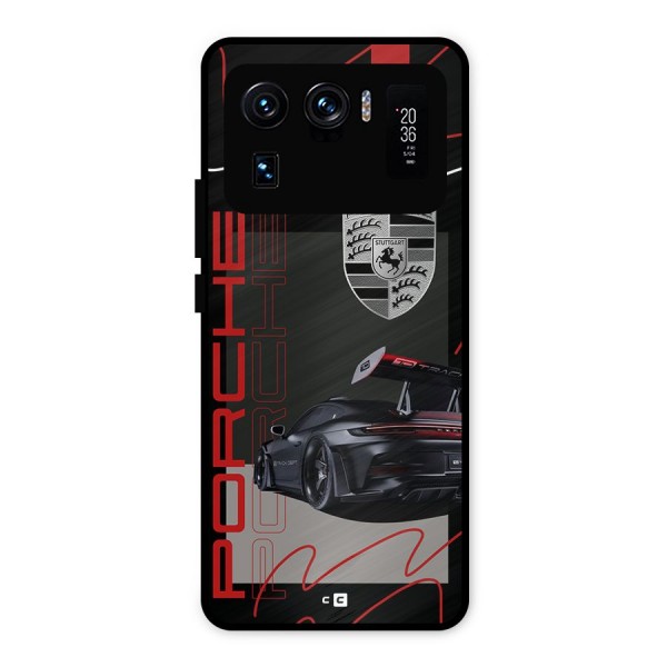 Classy Black Supercar Metal Back Case for Mi 11 Ultra