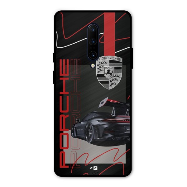 Classy Black Supercar Metal Back Case for OnePlus 7 Pro