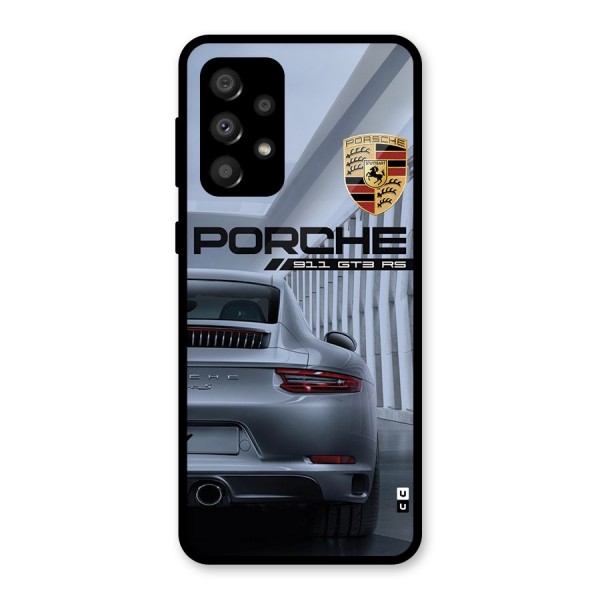 Classy Supercar Glass Back Case for Galaxy A32