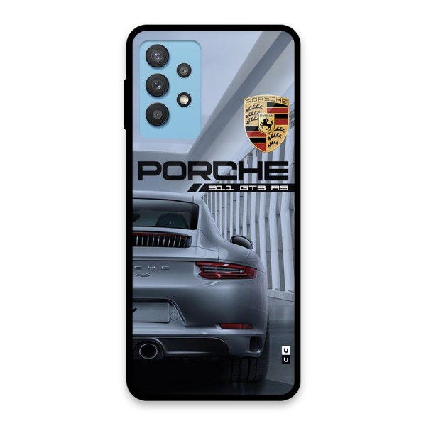 Classy Supercar Glass Back Case for Galaxy M32 5G