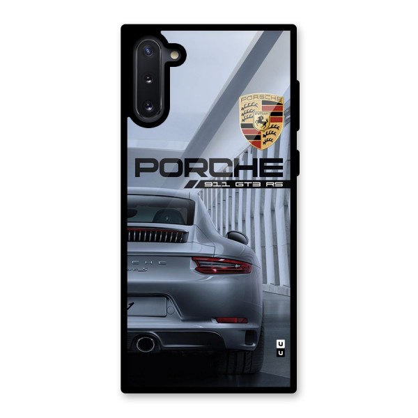 Classy Supercar Glass Back Case for Galaxy Note 10