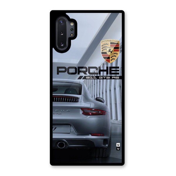 Classy Supercar Glass Back Case for Galaxy Note 10 Plus