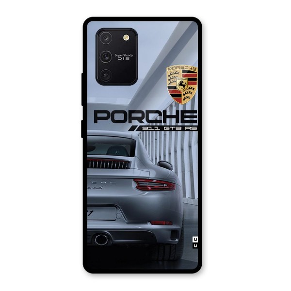 Classy Supercar Glass Back Case for Galaxy S10 Lite