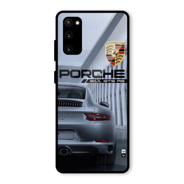 Classy Supercar Glass Back Case for Galaxy S20 FE 5G