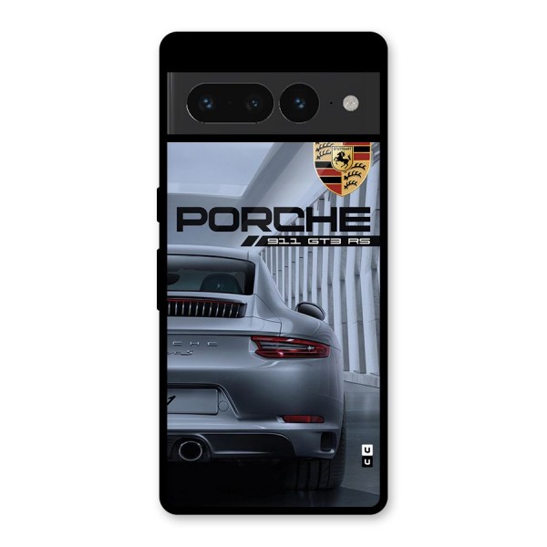 Classy Supercar Glass Back Case for Google Pixel 7 Pro