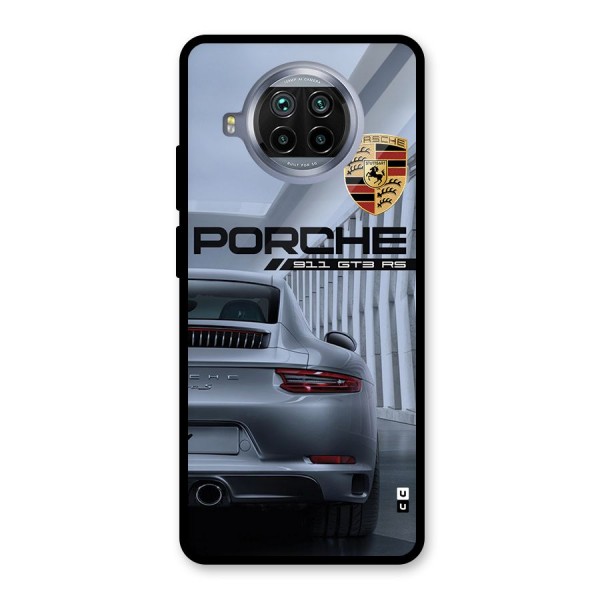 Classy Supercar Glass Back Case for Mi 10i