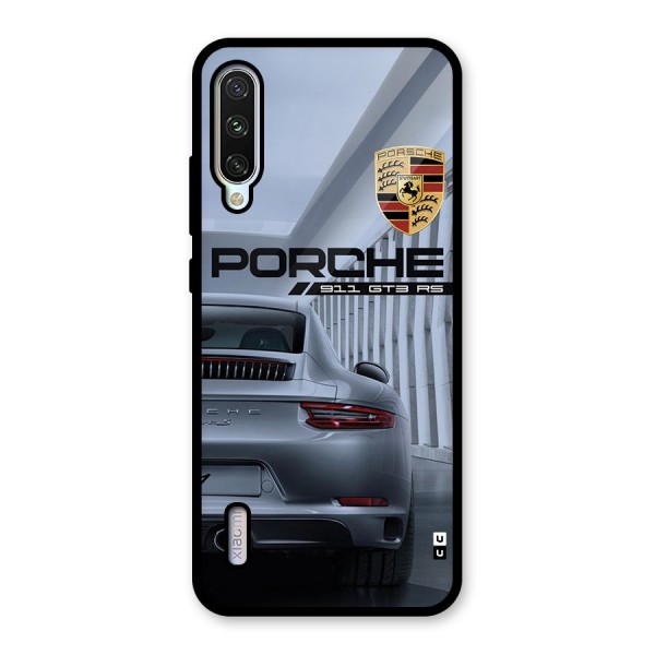 Classy Supercar Glass Back Case for Mi A3